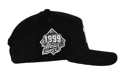 9FIFTY New York Yankees 1999 World Series A Frame Snapback Hat "Black - Corduroy" NE248