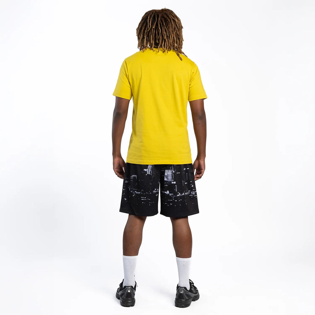 Printed Mesh Short Skyline - Mens