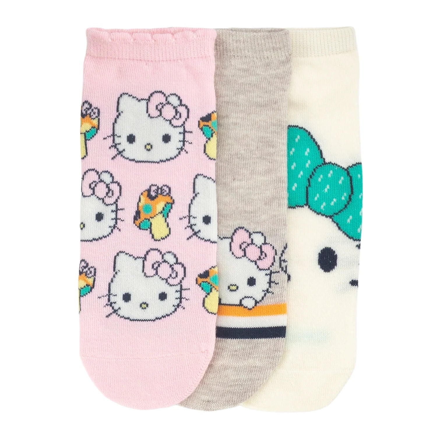 3 Pack Hello Kitty No Show - Adult