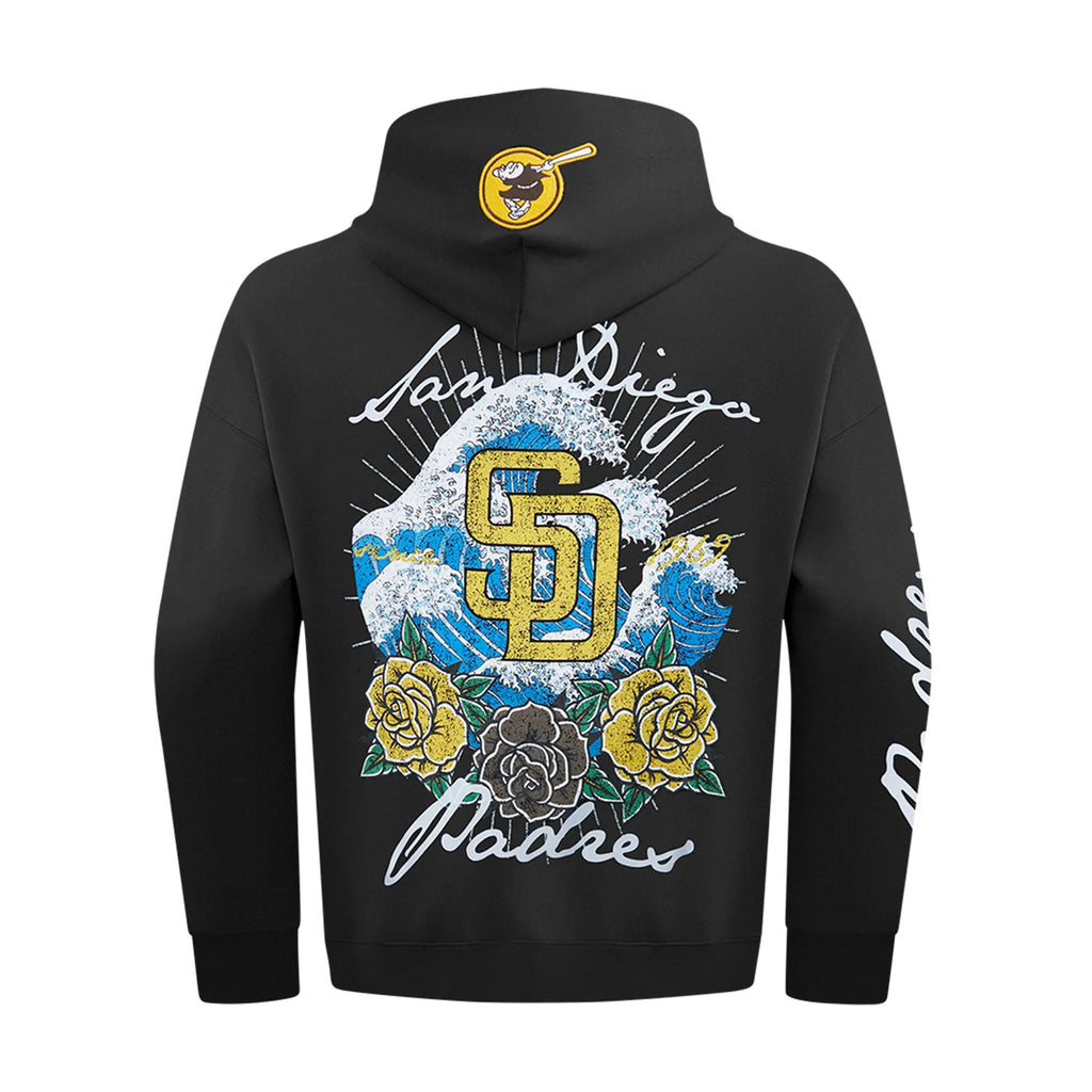 San Diego Padres Wave & Roses Hoodie -Mens