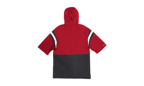 NFL Training Room Short Sleeve Hoodie "Atlanta Falcons - Red / Black" HDSSMI19013 AFARDBK