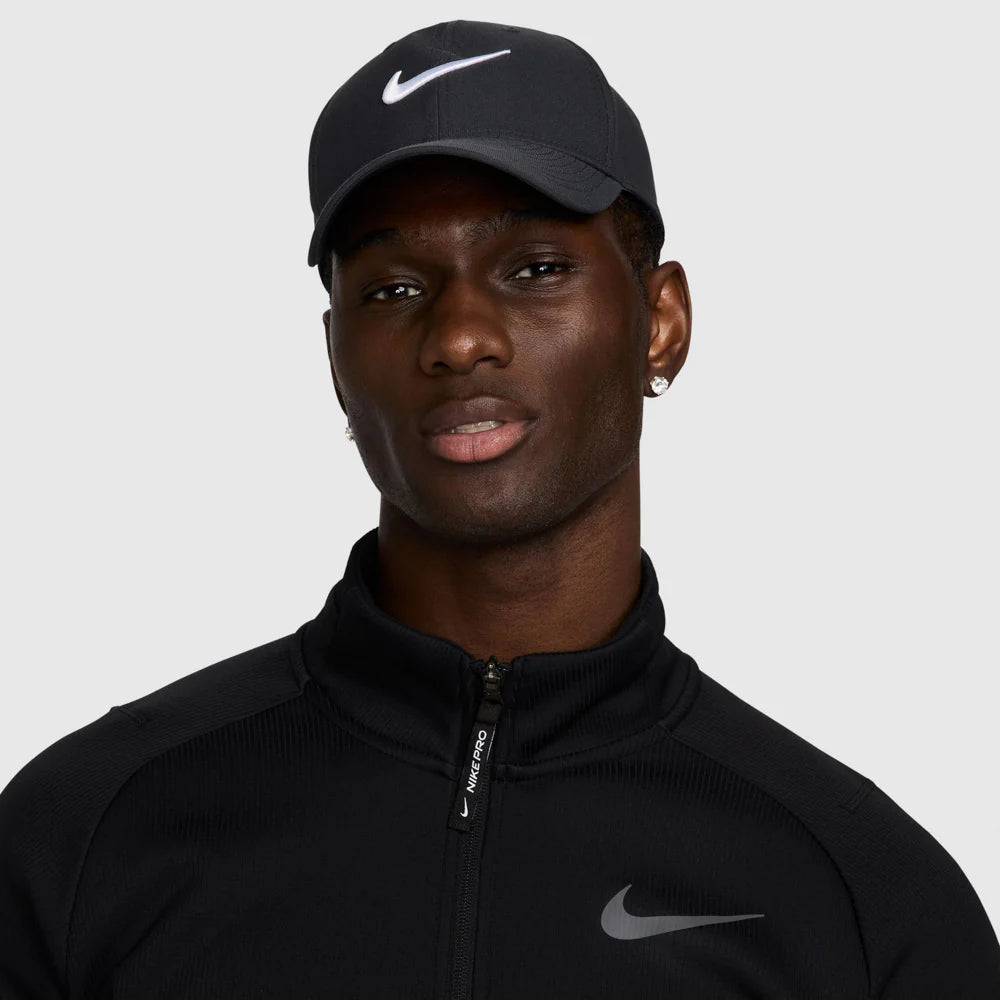 Nike Dri-Fit Club Cap Structured Swoosh Performance Strapback