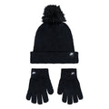 Youth Plush Pom Beanie & Glove Set
