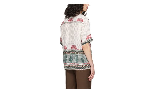 Media Naranja Open Collar Shirts "Beige" 963547