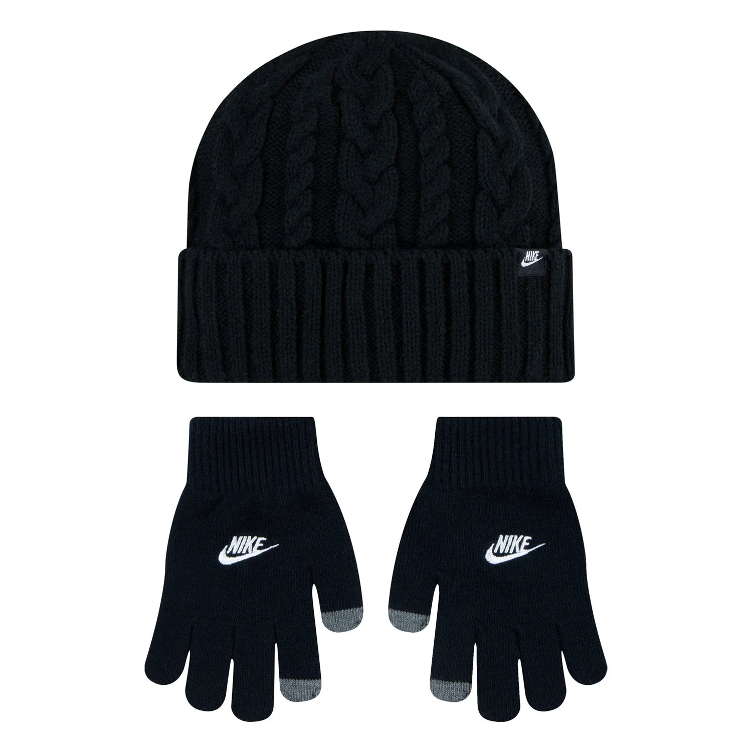 Youth Cable Knit Beanie & Glove Set