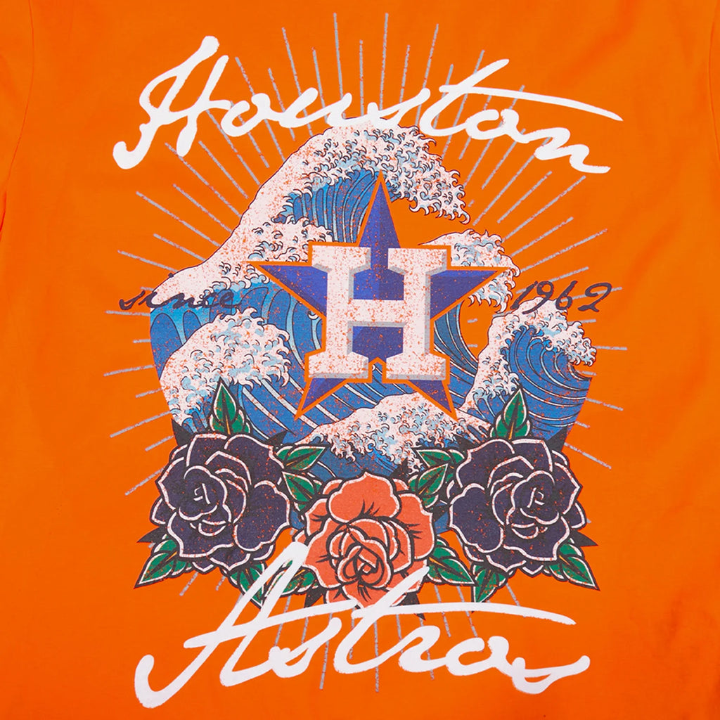 Houston Astros Wave & Roses Tee -Mens